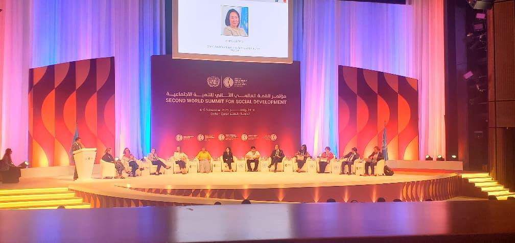 مؤسسة ينابيع الخير الخيرية تبرز حضورها في القمة العالمية الثانية للتنمية الاجتماعية بقطر