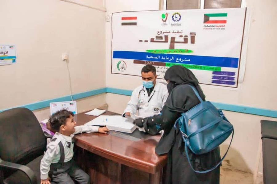 Yanabia Al-Khair implements a health care project for orphans in Taiz Governorate